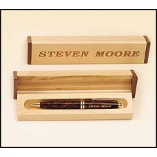 PS75 Maple & Walnut Box and Pen Set